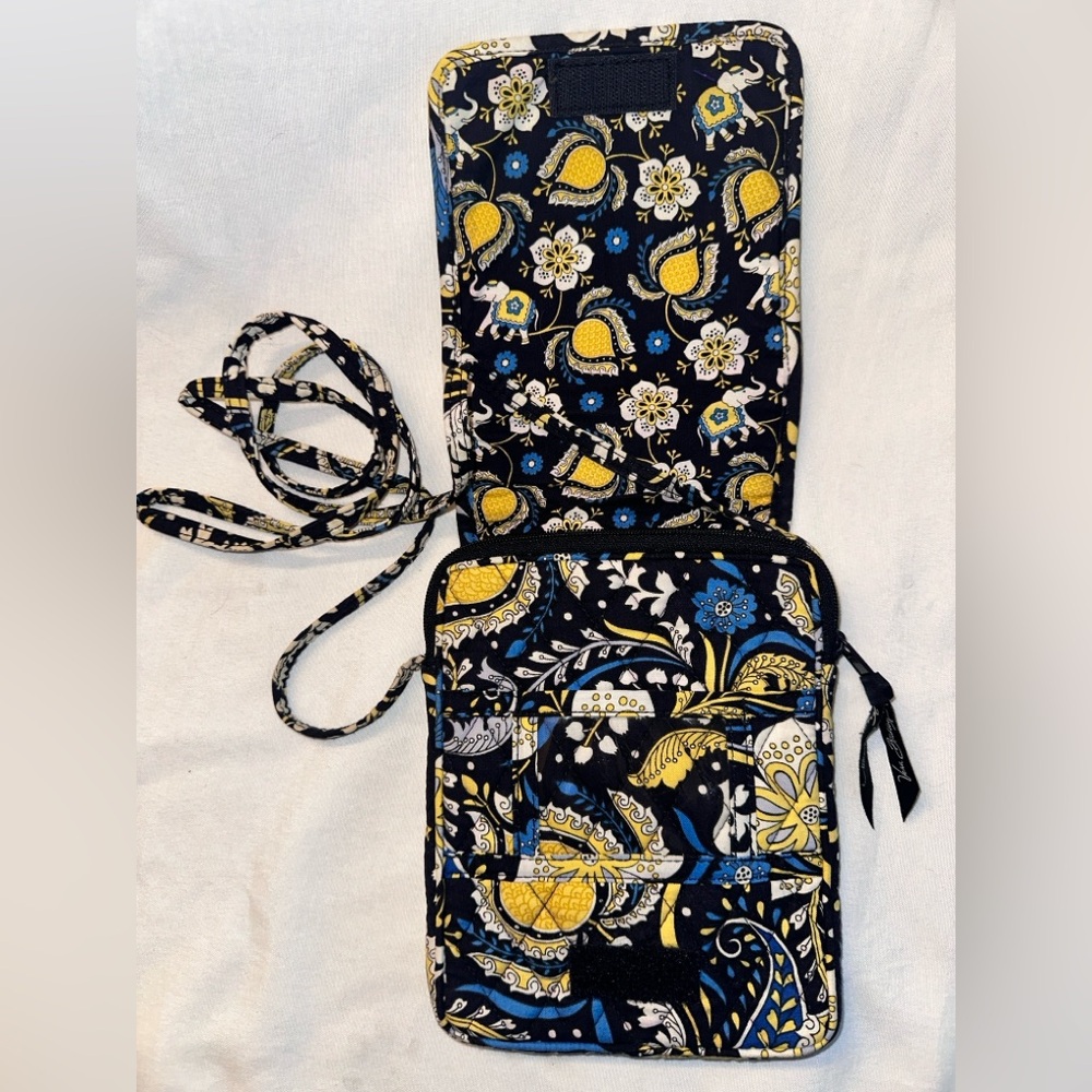 NWOT Vera Bradley Rare Ellie Blue Little Hipster Crossbody Bag
